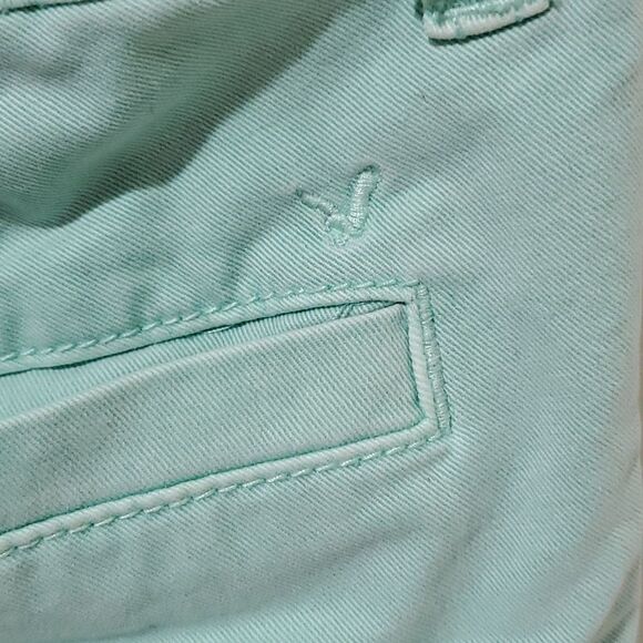 AMERICAN Eagle teal stretch shorts - Picture 5 of 8